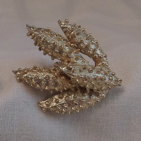 1963's SARAH COV Wind Flower clip earrings - Sarah Coventry - - Picture 6 of 7